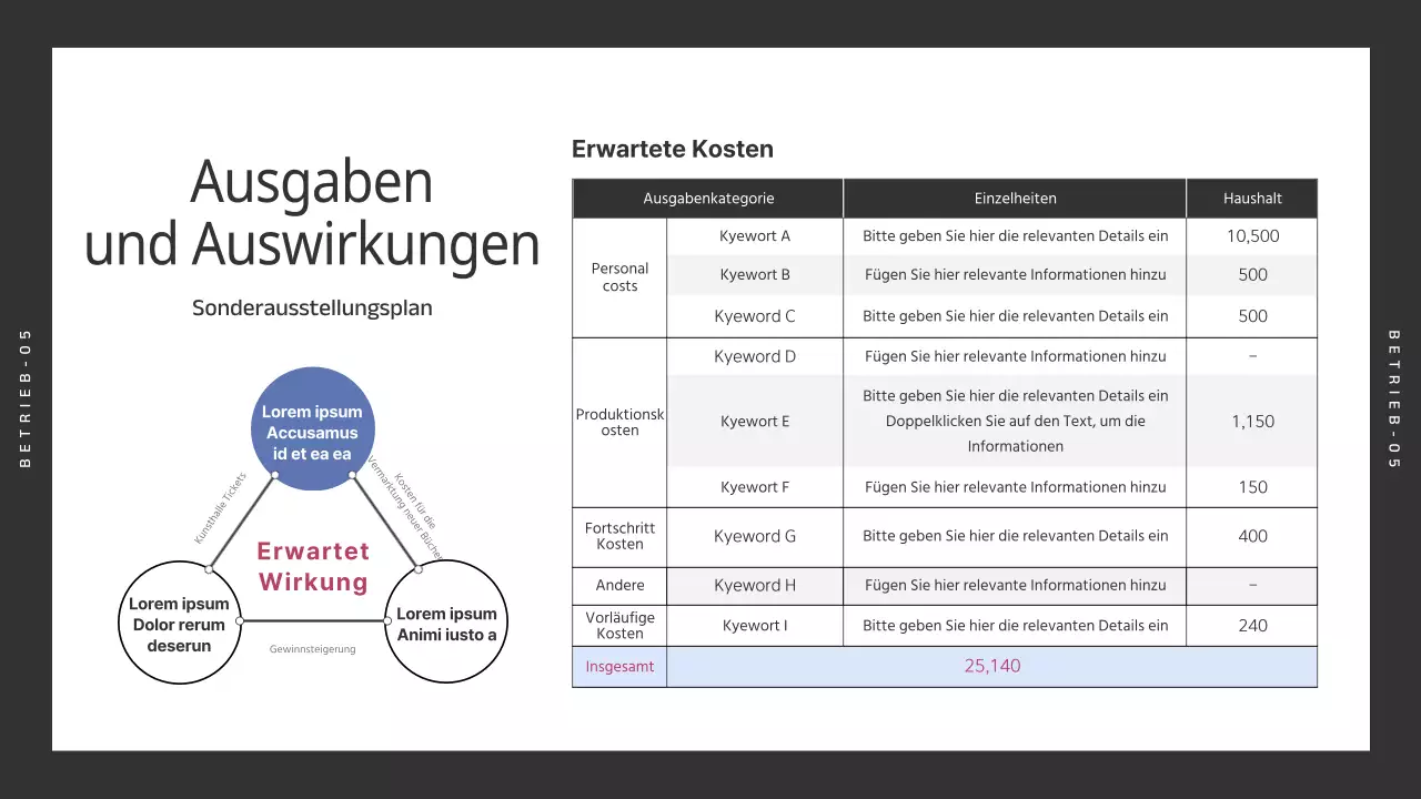 Schwarz-blaue, schlichte Kinderbuch-Illustrationsbroschüre für die Sonderausstellung