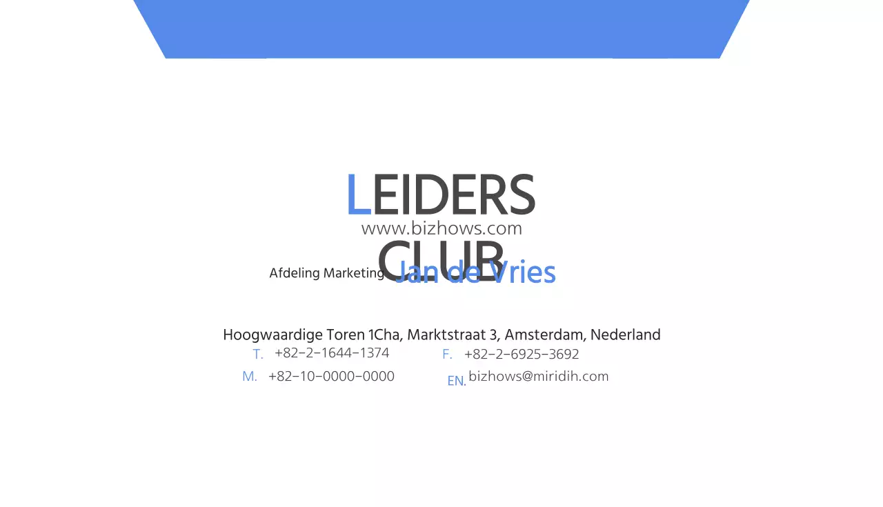 Club van leiders