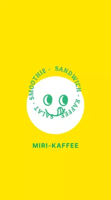 Bewerben Sie Ihr Café mit einem einfachen, stilisierten Logo mit gelbem und grünem Emblem