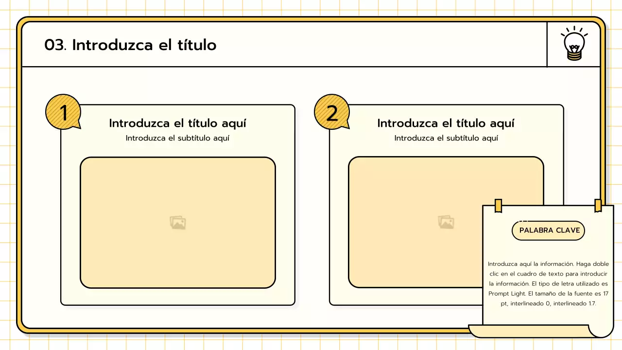 Un kit básico de presentación en amarillo, verde lima y azul