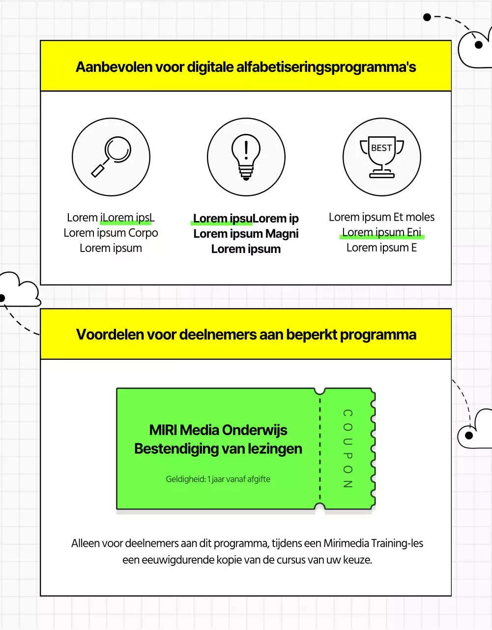 Introductie van het Simpel Geel Trainingsprogramma