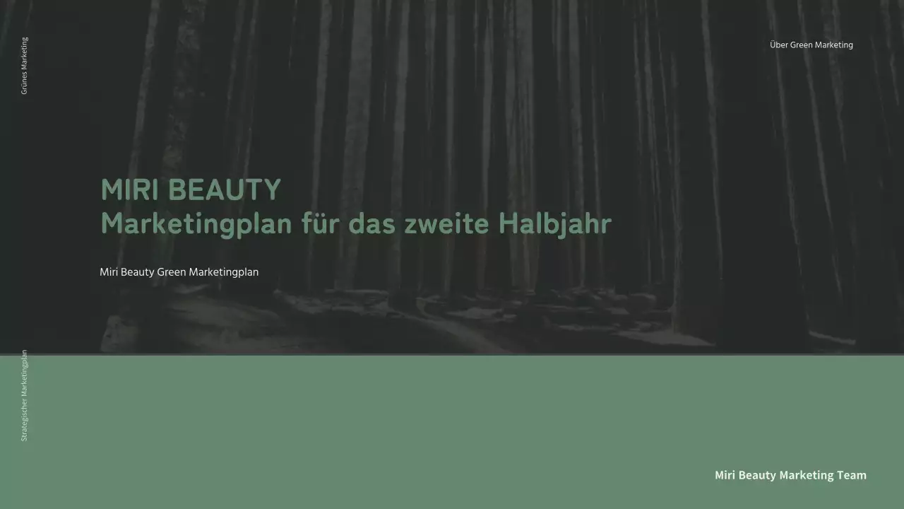 Umweltfreundliche grüne Marketingkosmetik in gedeckten Grün- und Schwarztönen