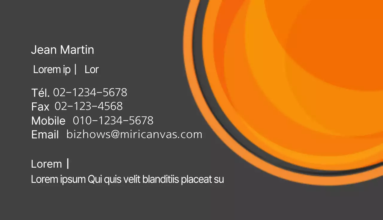 Cartes de visite graphiques