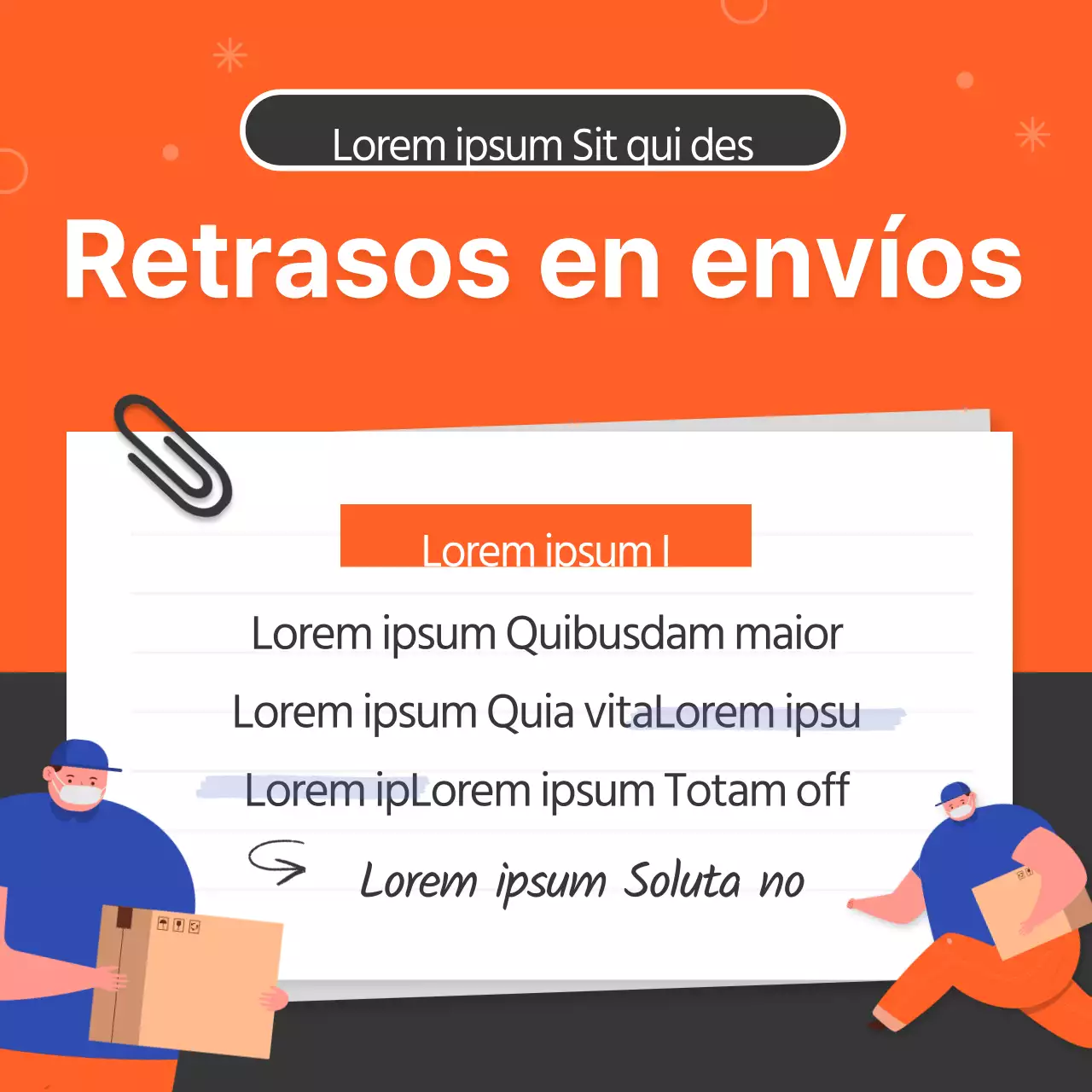Retrasos en los envíos