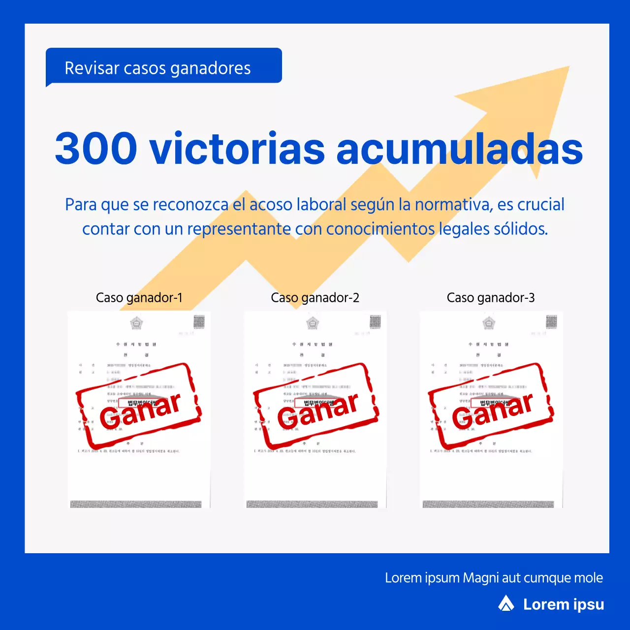 Azul, limpio, información de introducción a casos de Derecho laboral