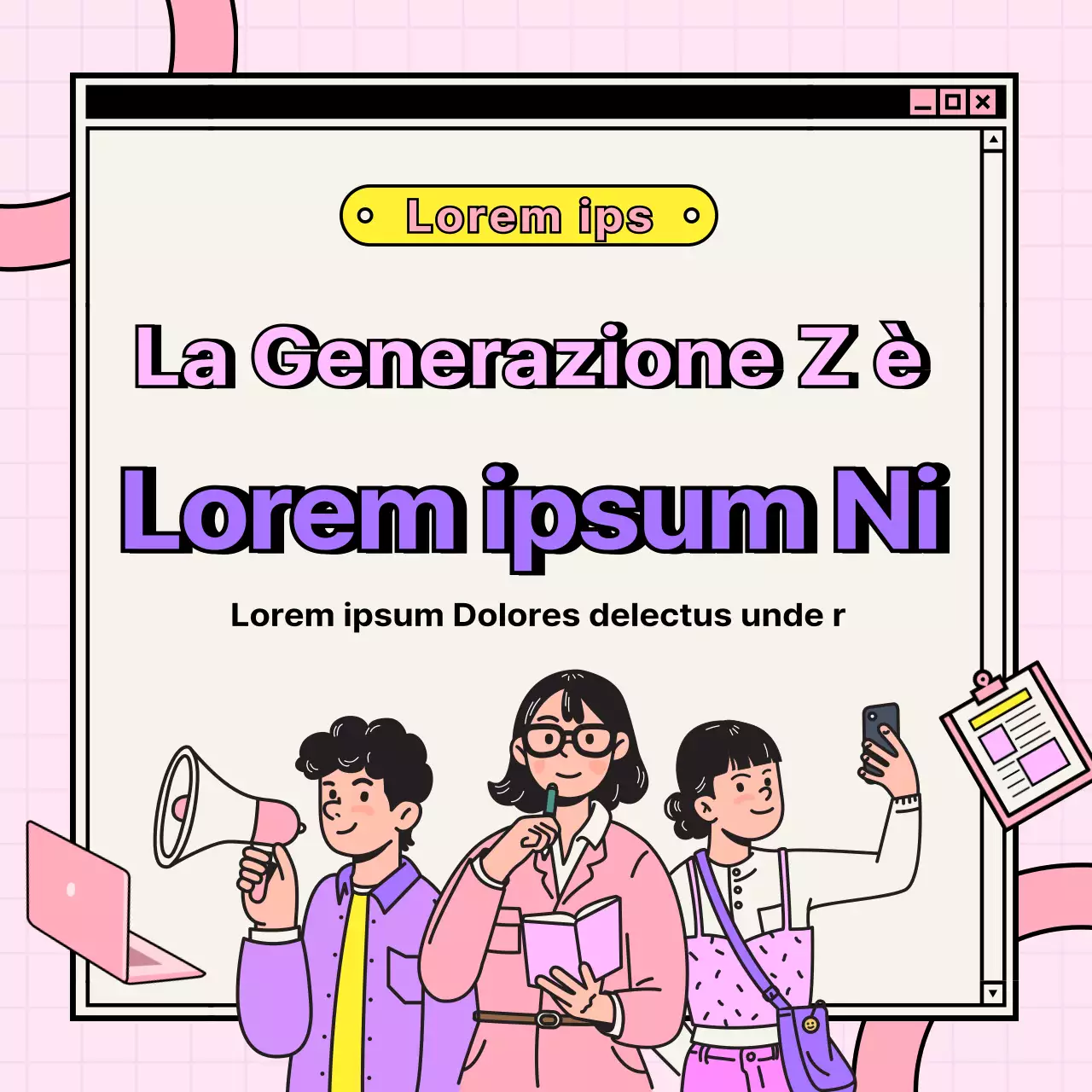 Illustrazioni a pastello Carriera preferita dai Gen Z