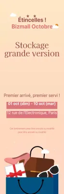 Entrepôt pour les événements de libération