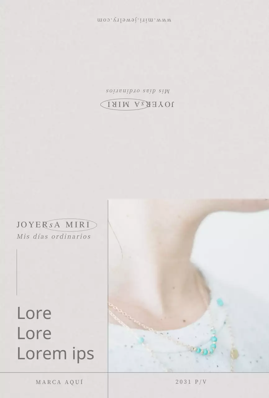 Solicitud para una joyería emocional en Warm Grey