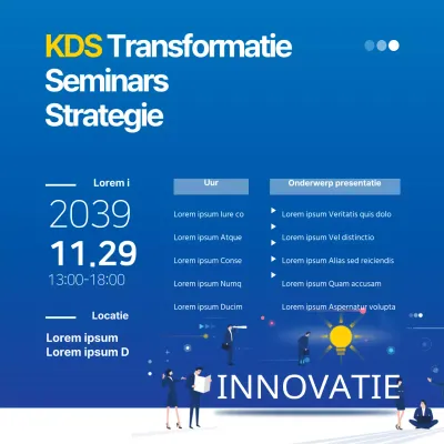 Seminar over innovatiestrategie