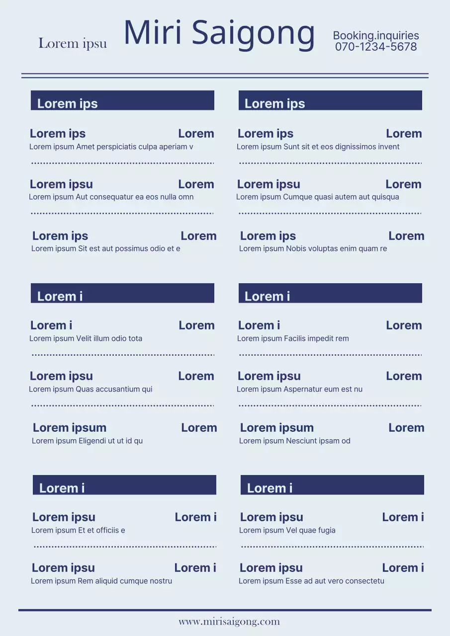 Promouvoir le menu d'un restaurant vietnamien de nouilles de riz