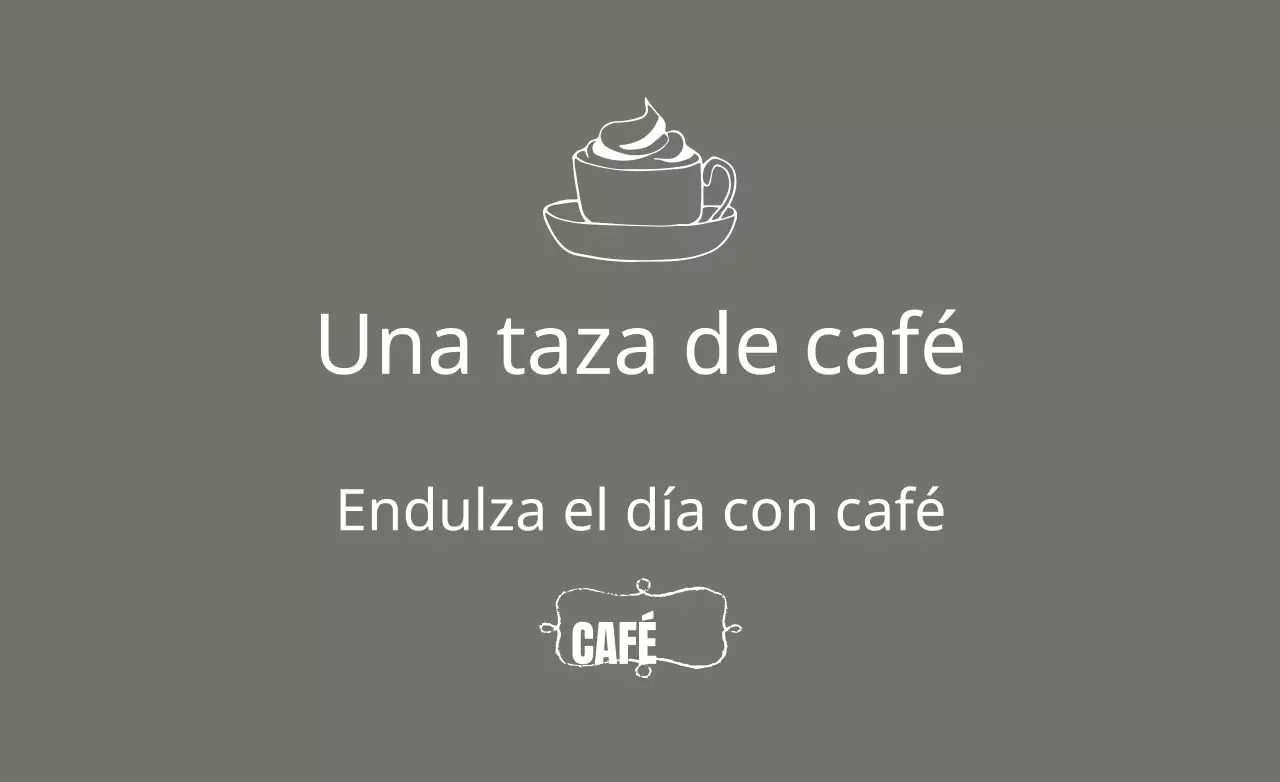 Café dulce