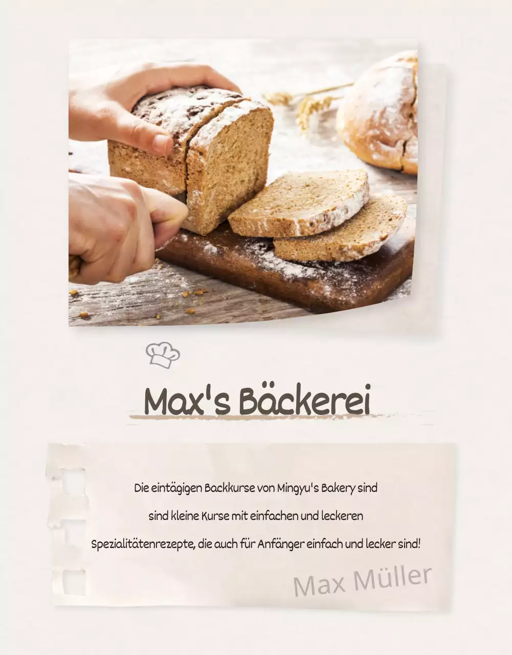 Details zum Bäckereikurs