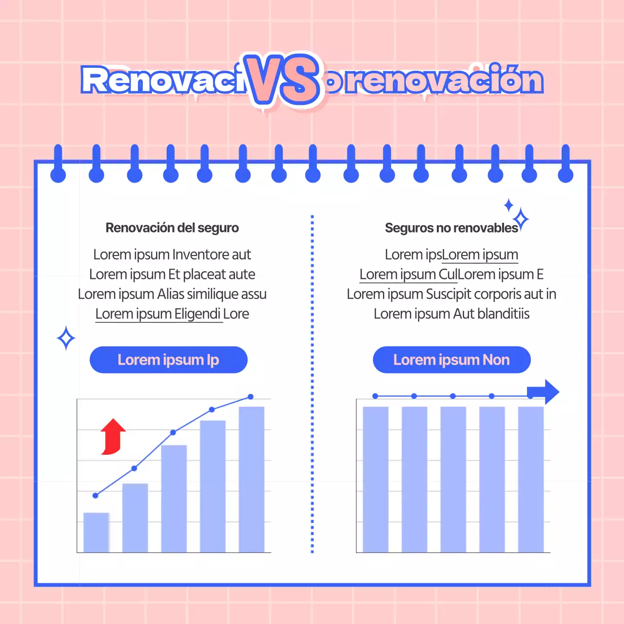 Lo esencial del seguro en una simpática y fiable ilustración en amarillo y rosa