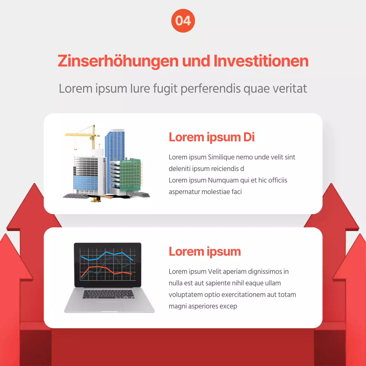 Informationen zur Preiserhöhung in Lila und Rot