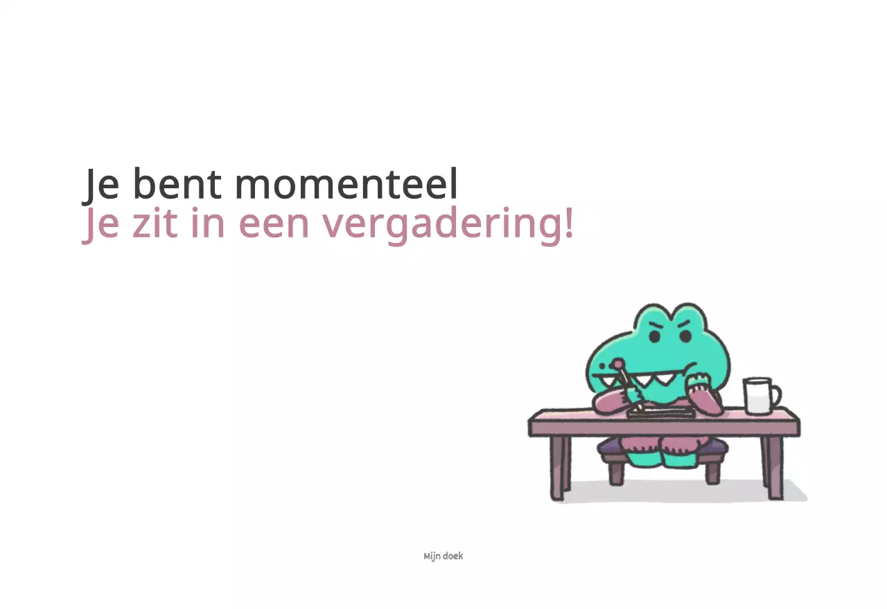 Een kalender met een schattig Argo-illustratieconcept