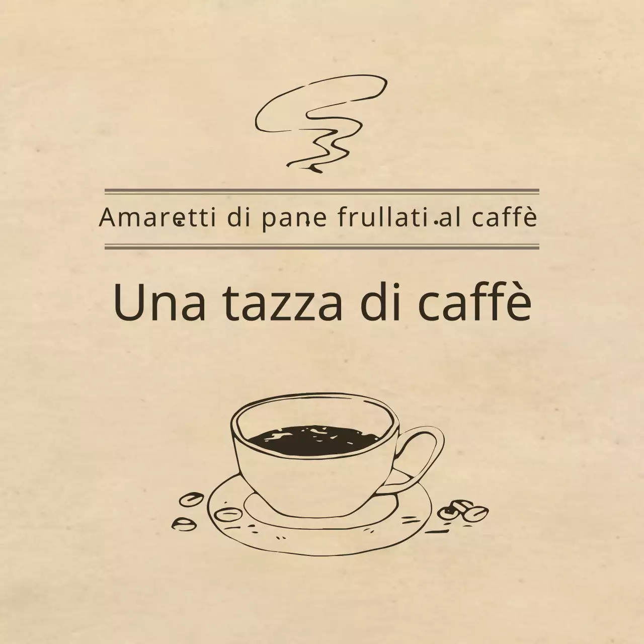 Una tazza di caffè