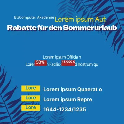 Schulferien-Specials