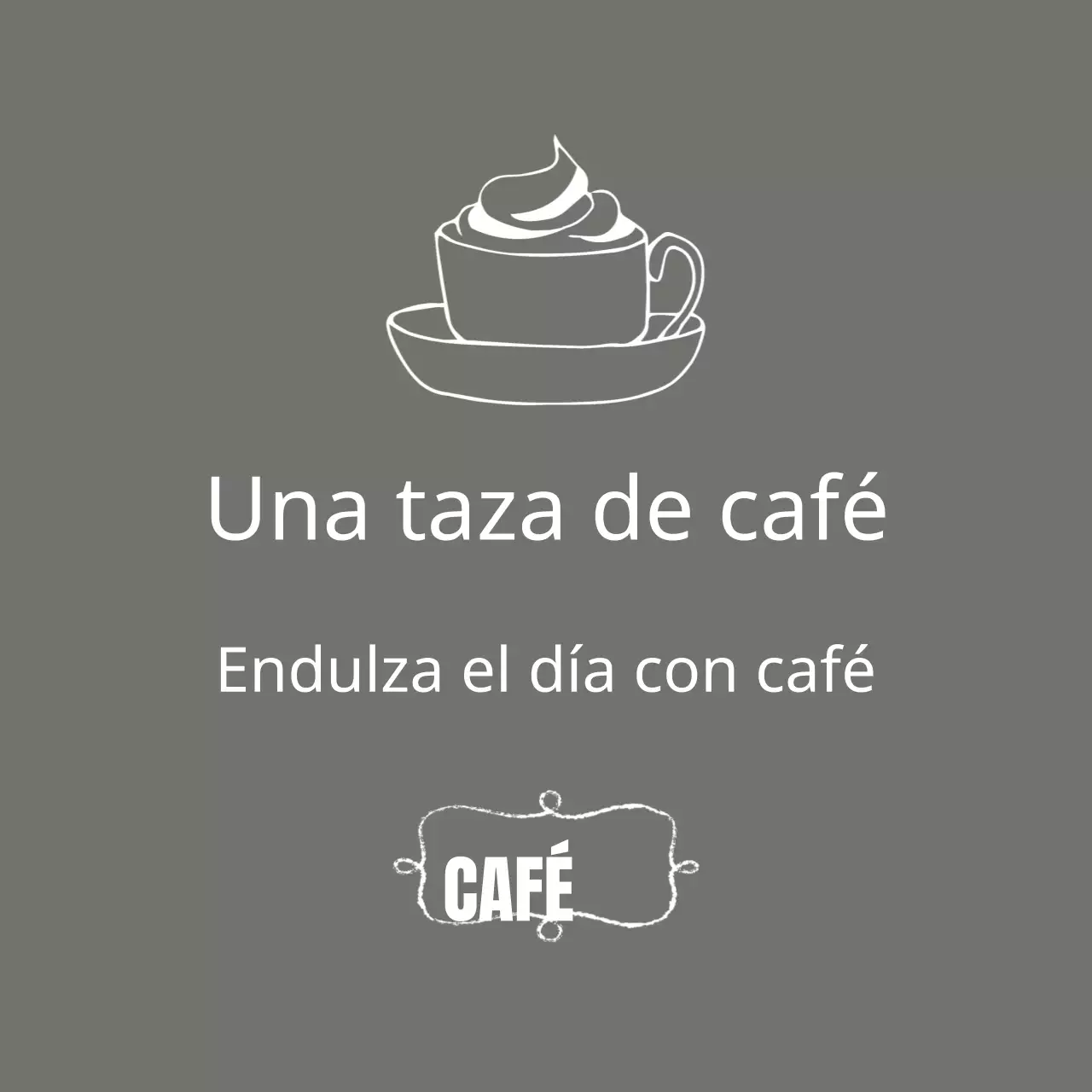 Café dulce