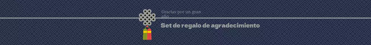 Set de regalo tradicional marino para Acción de Gracias