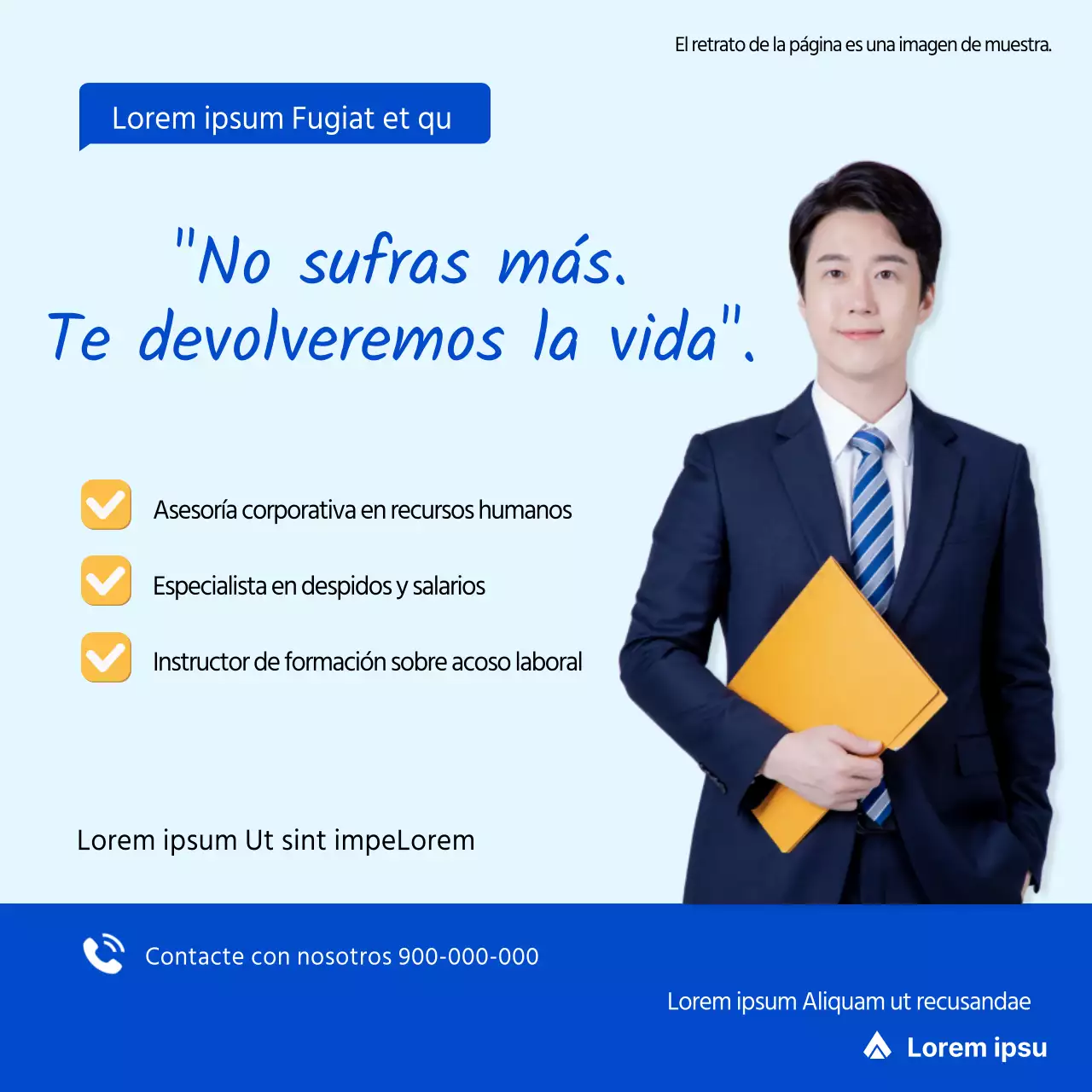 Azul, limpio, información de introducción a casos de Derecho laboral