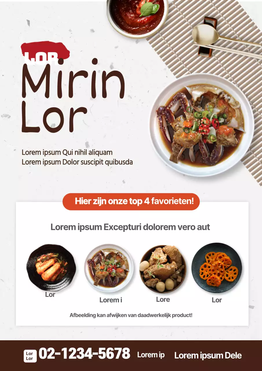 Maak vooraf reclame voor de populaire menu-items van je restaurant