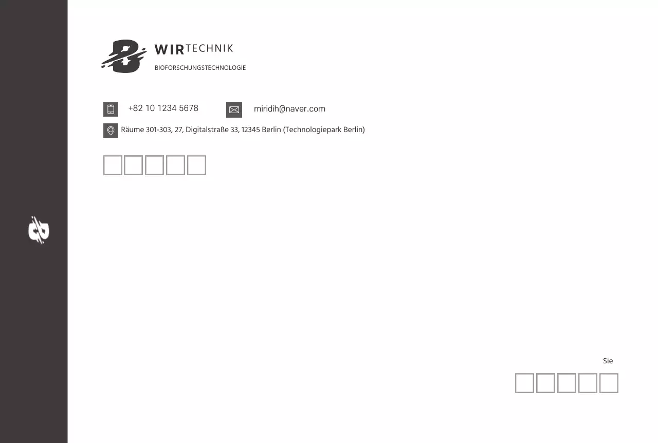 Braunes Logo sauberes Geschäft