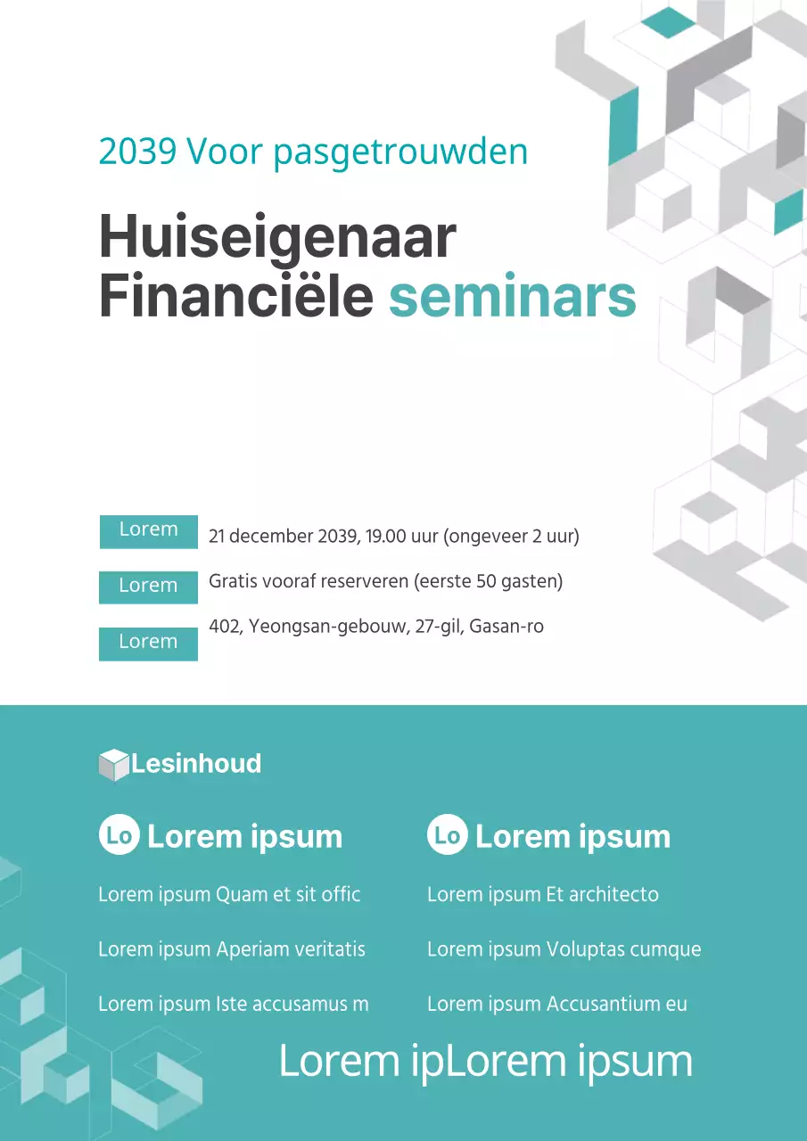 Seminar Financiering Eigen Huis