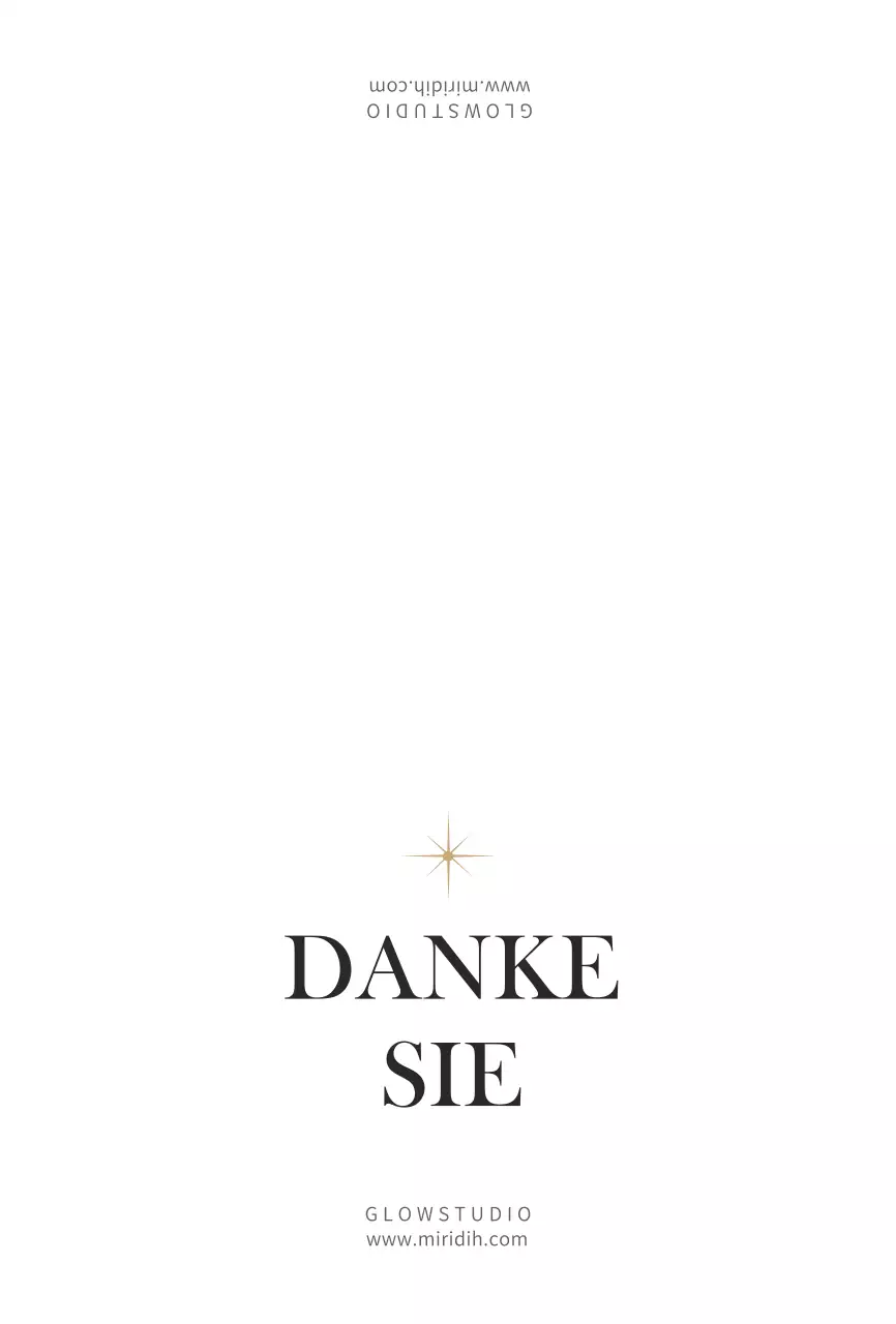 Weiße einfache Dankeskarte Postkarte