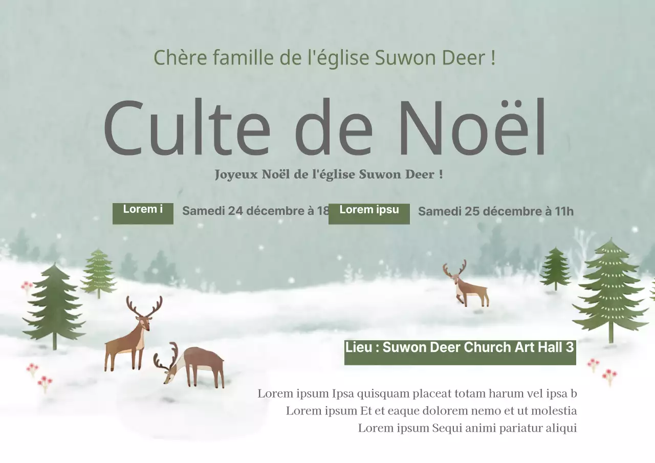Le culte de Noël