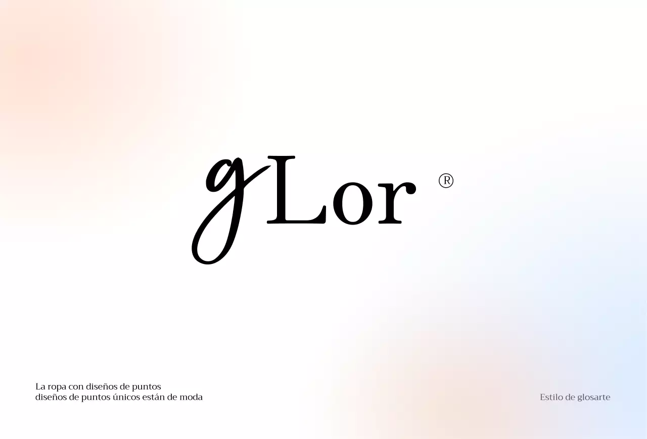 Tienda de ropa brillante y sencilla con degradados