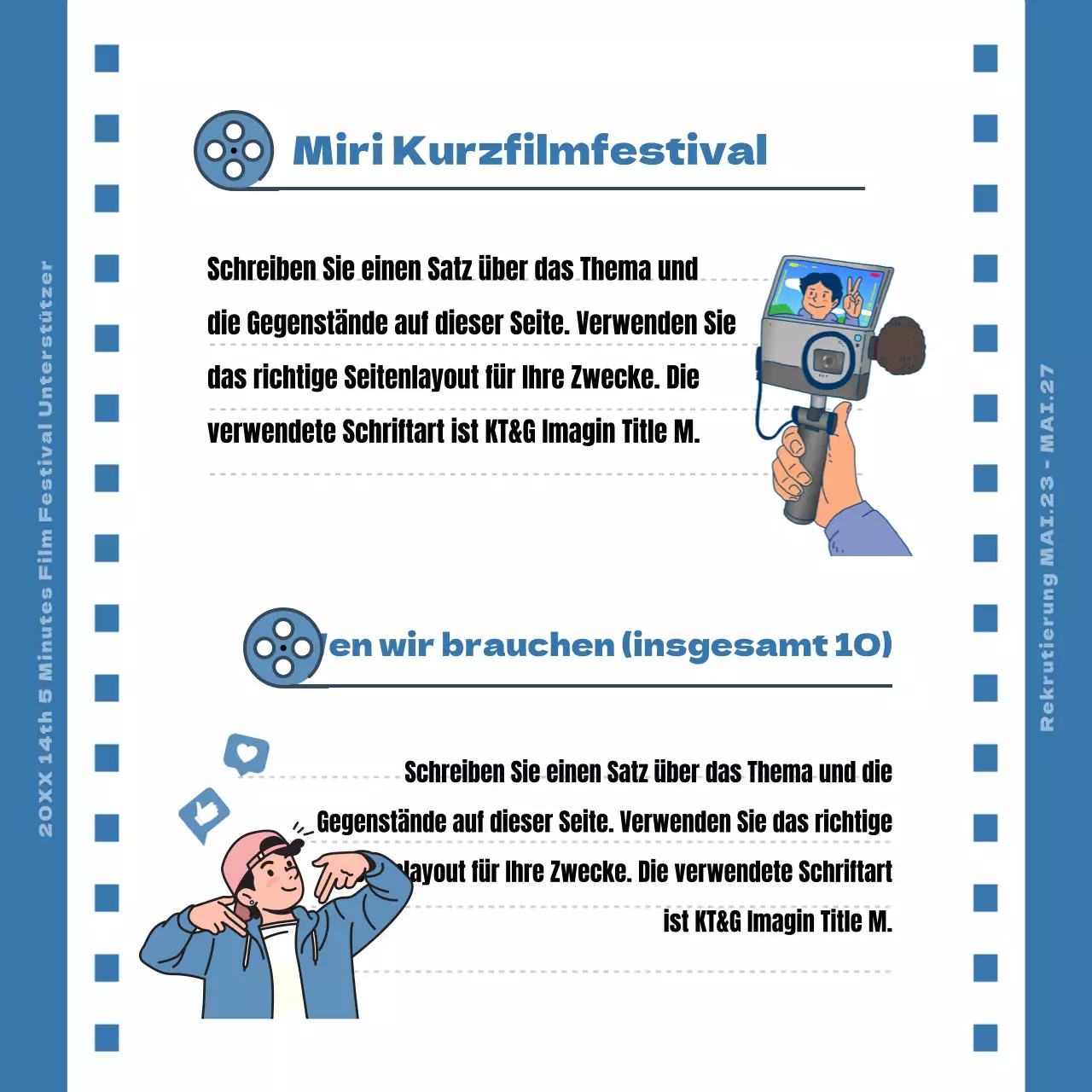 Aufruf zur Unterstützung des Blue Film Concept Filmfestivals
