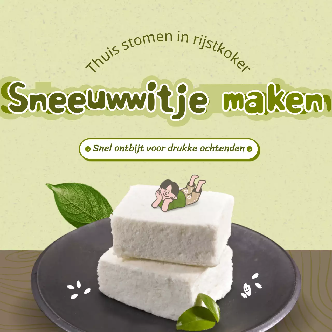 Lichtgroen Sneeuwwit thema met een schoon en rustiek concept