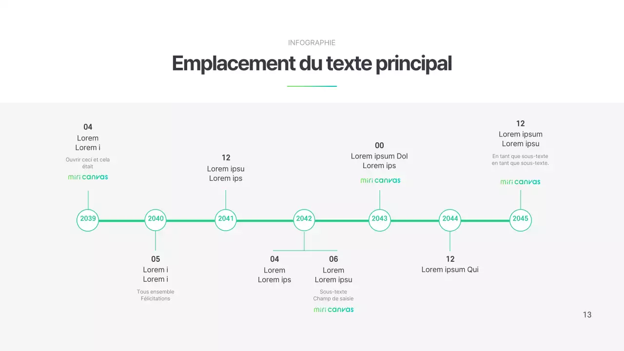 Un calendrier simple et écologique