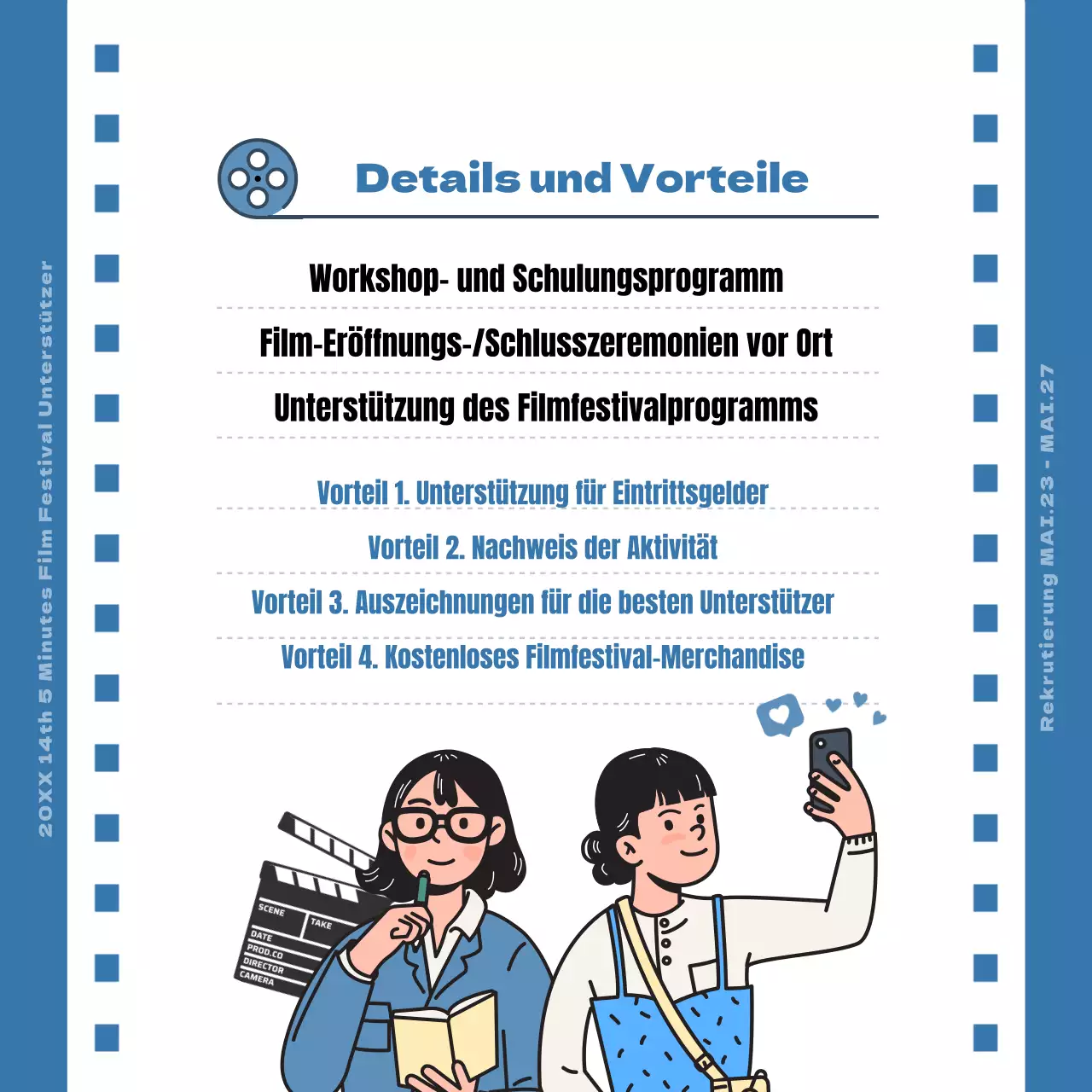 Aufruf zur Unterstützung des Blue Film Concept Filmfestivals