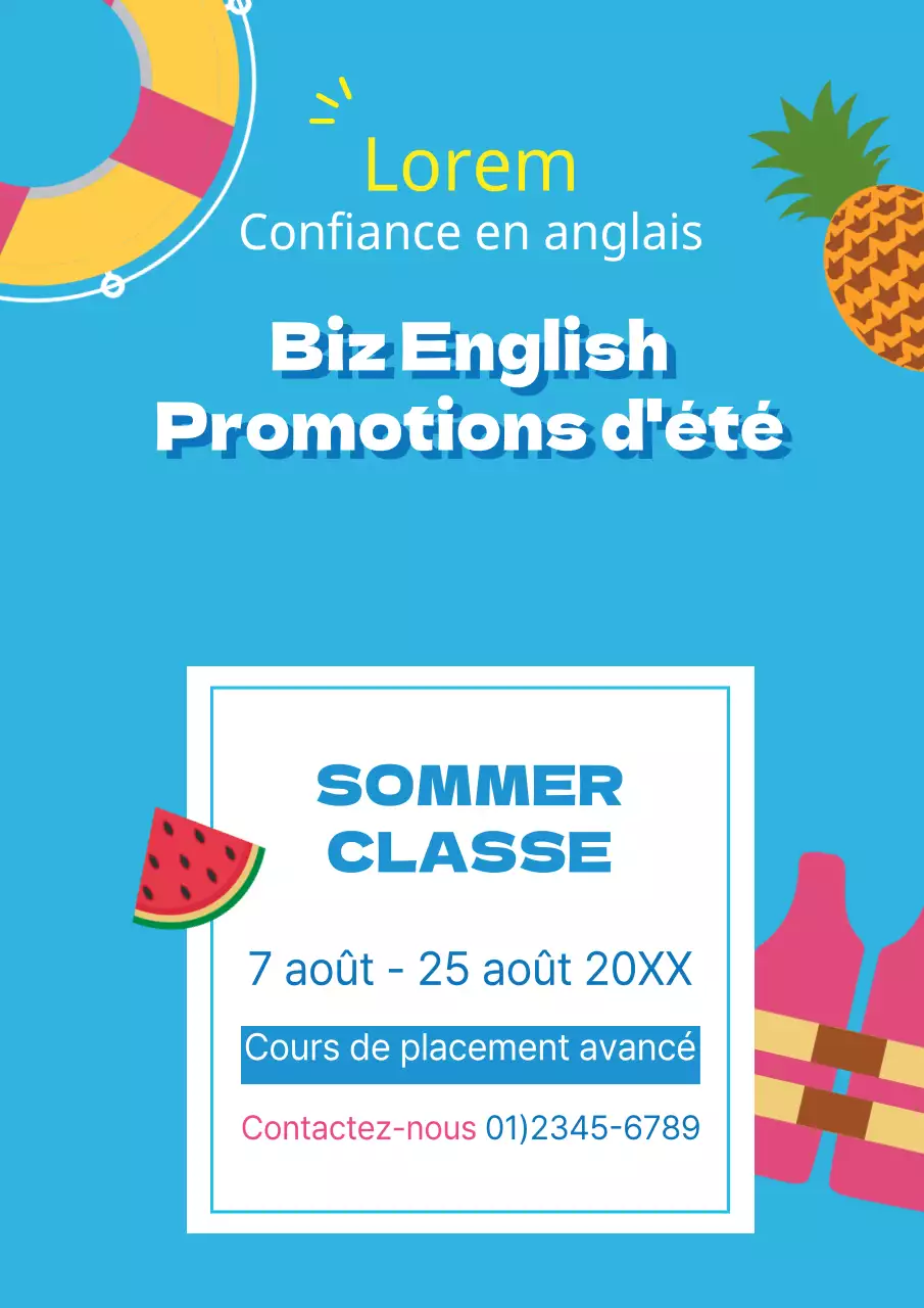 Promotions d'été