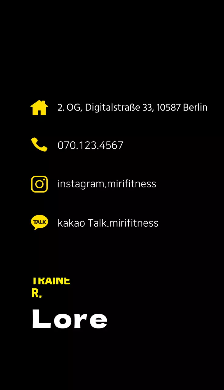 Förderung der Fitness in Gelb