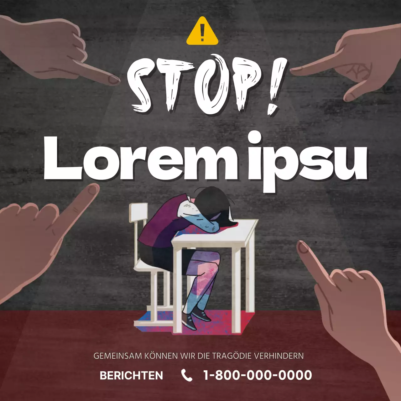 schwarz-gelbe Schule Gewalt Warnung Thema