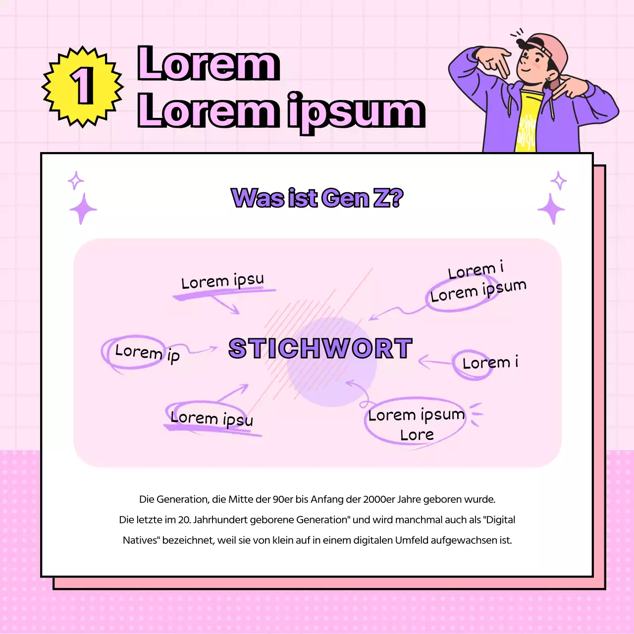 Pastellbilder Gen Z bevorzugt Karrieren