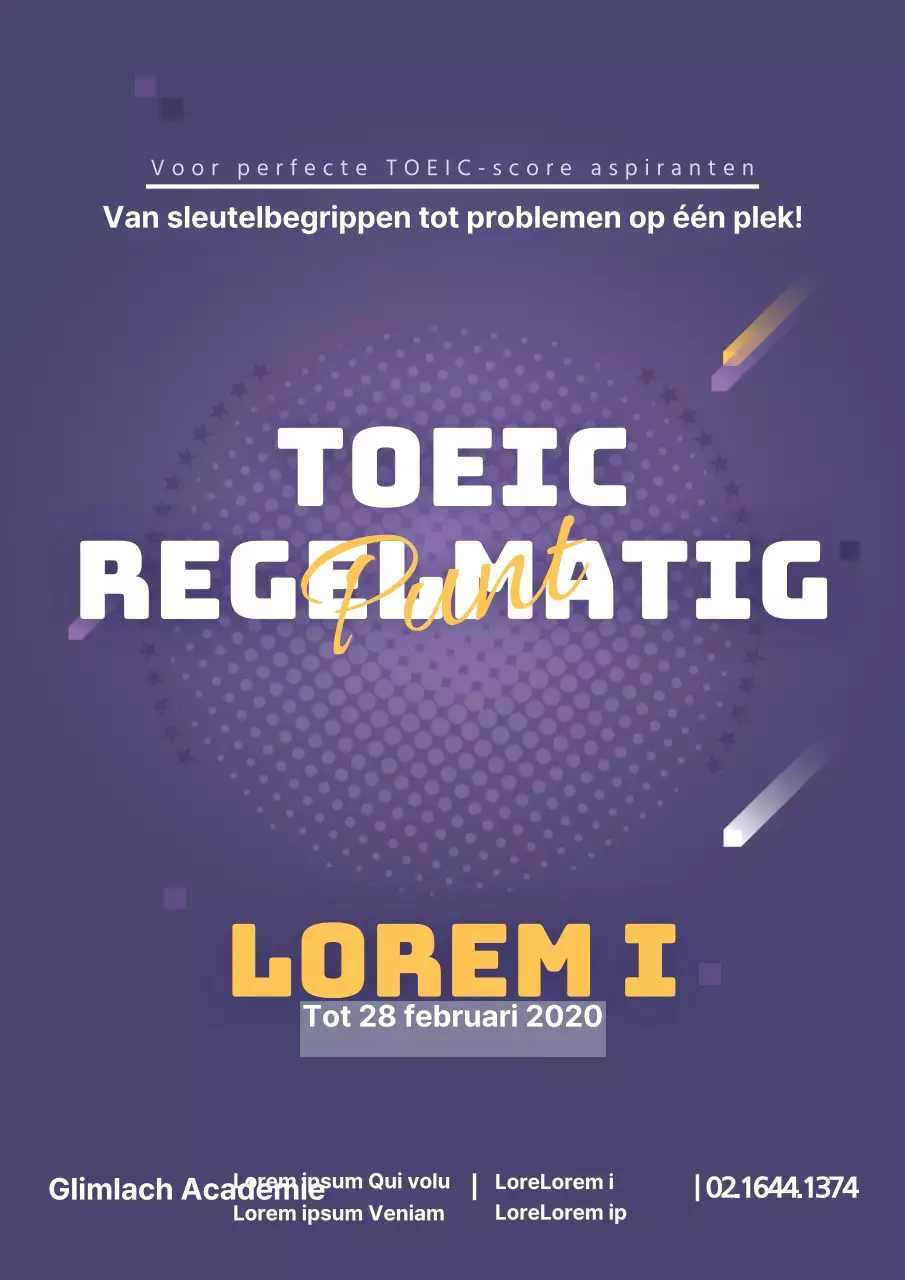 TOEIC-voorschriften