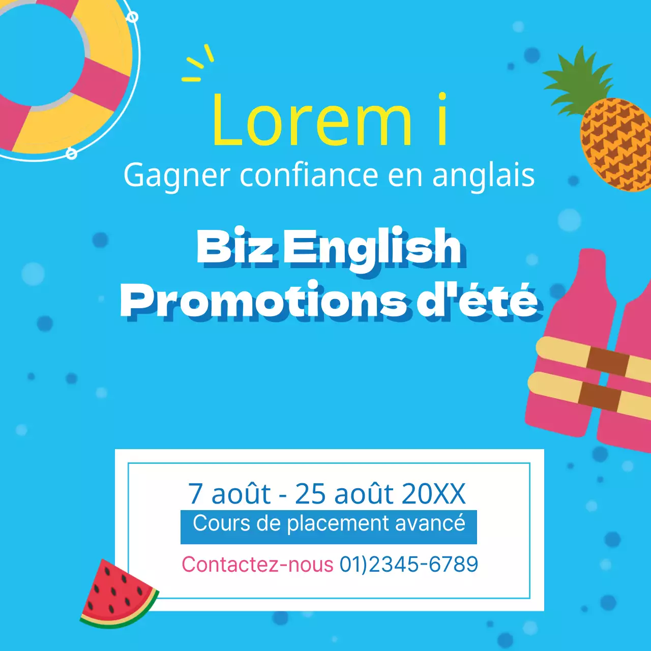 Promotions d'été