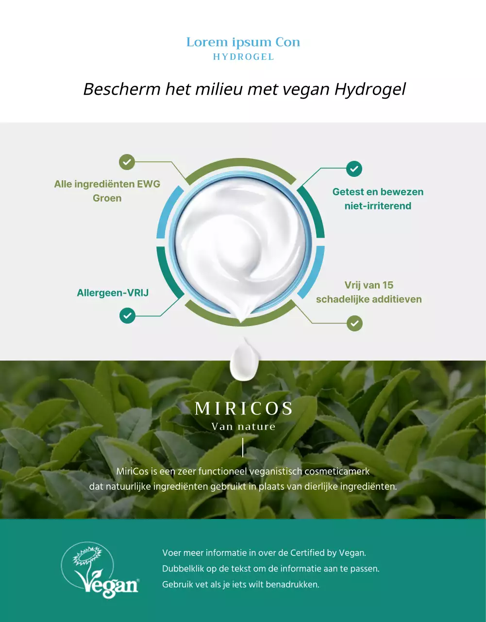 Blue-toned vegan moisturisers detailpagina