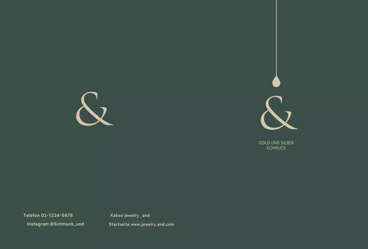 Deep Green Luxury Accessory Postkarte für Garantiekarte