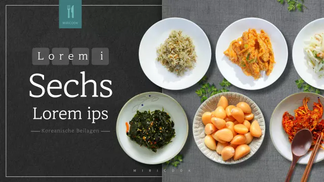 Ein einfaches Rezept für eine schwarz-weiße Beilage