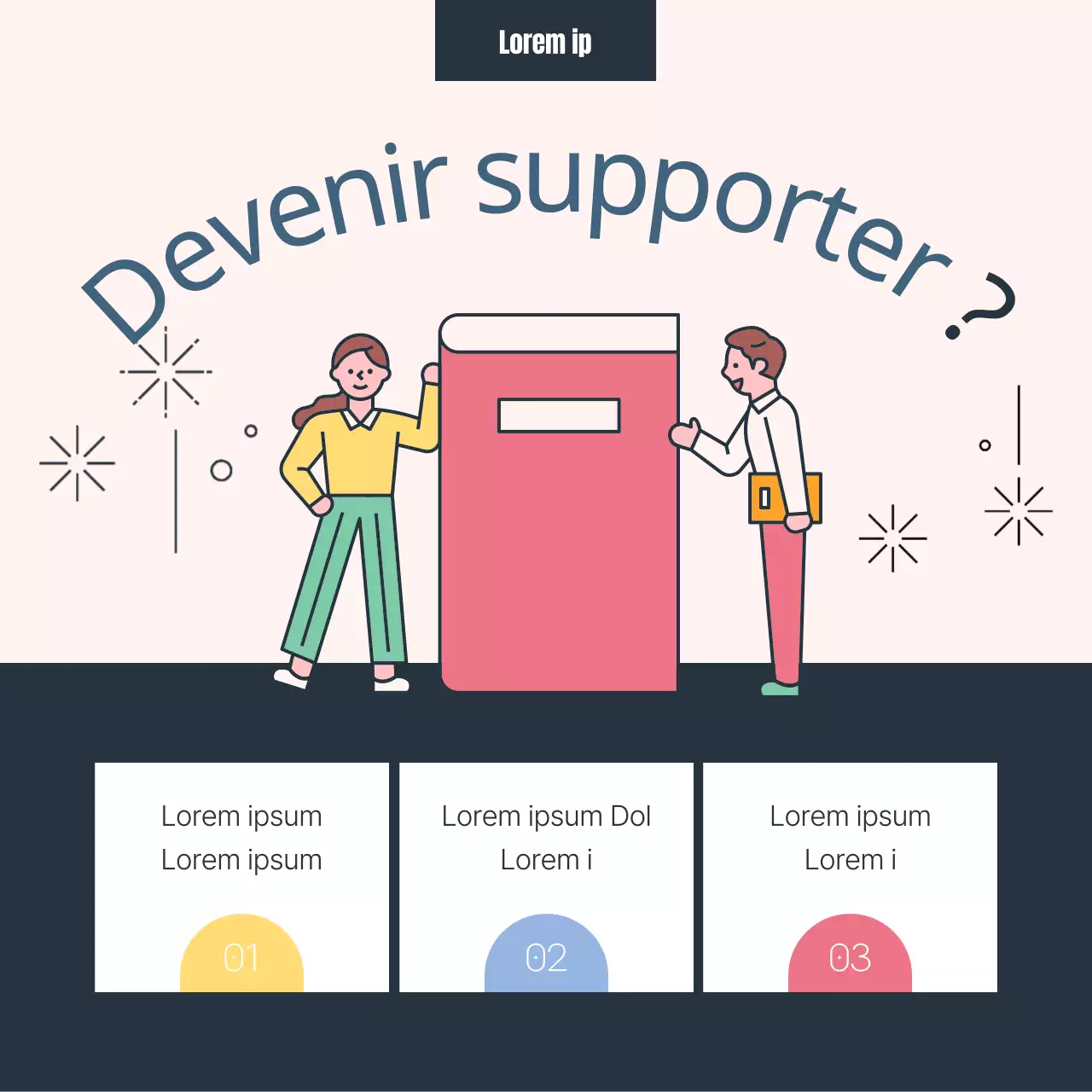 Rose bleu pastel illustration éditeur Recrutement de sympathisants Publicité