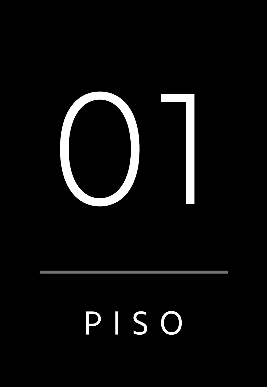 Señalización simple negra