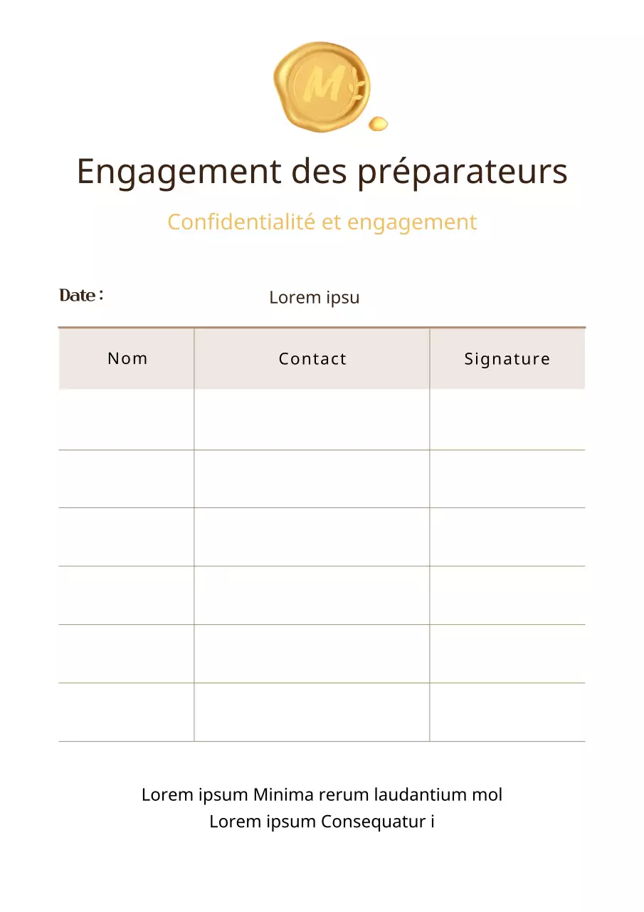 L'engagement de confidentialité de l'Escape Room sous forme de tableau brun