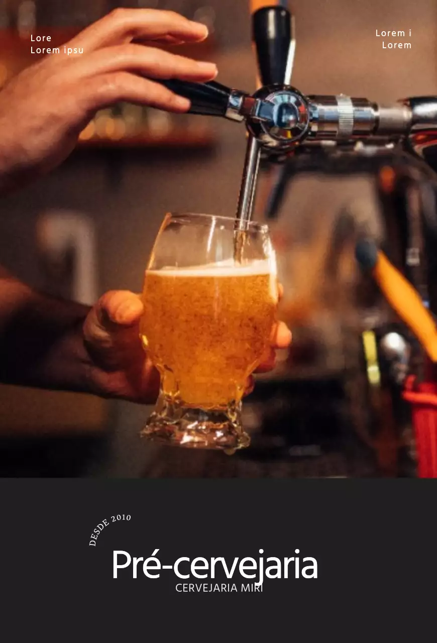 Cartão postal da cerveja Black Simple Brewery