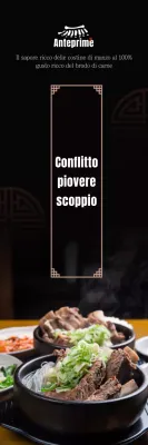 Striscione per le costole calme