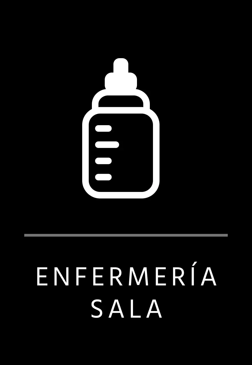 Señalización simple negra