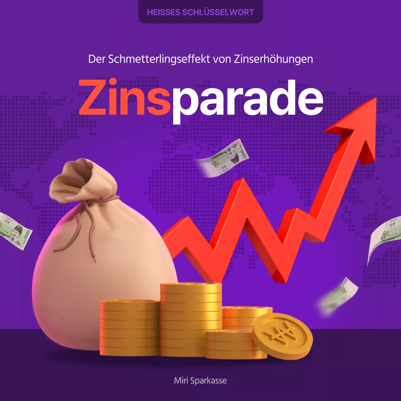 Informationen zur Preiserhöhung in Lila und Rot